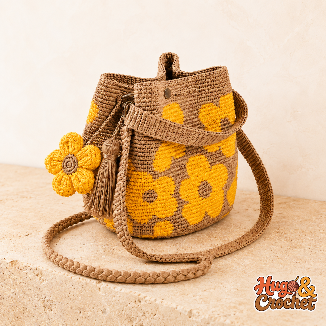Bolso artesanal crochet