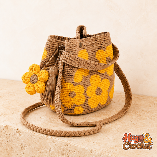 Bolso artesanal crochet