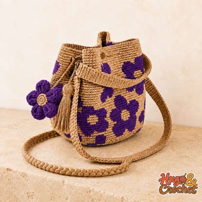 Bolso artesanal crochet