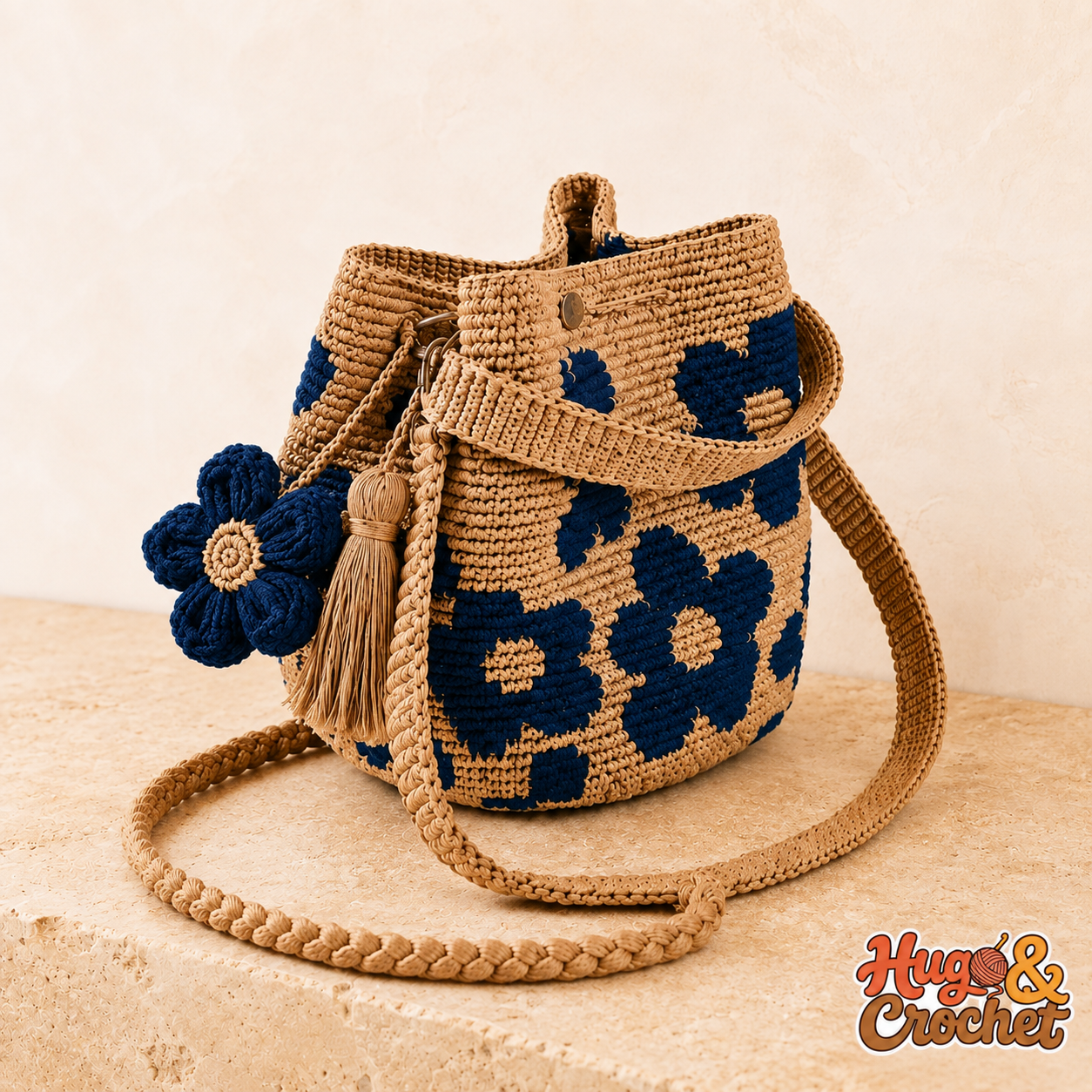 Bolso artesanal crochet