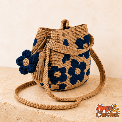 Bolso artesanal crochet