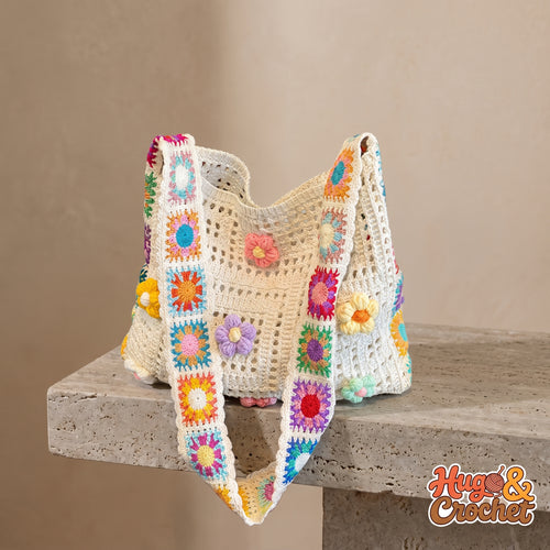 Bolso calado de crochet