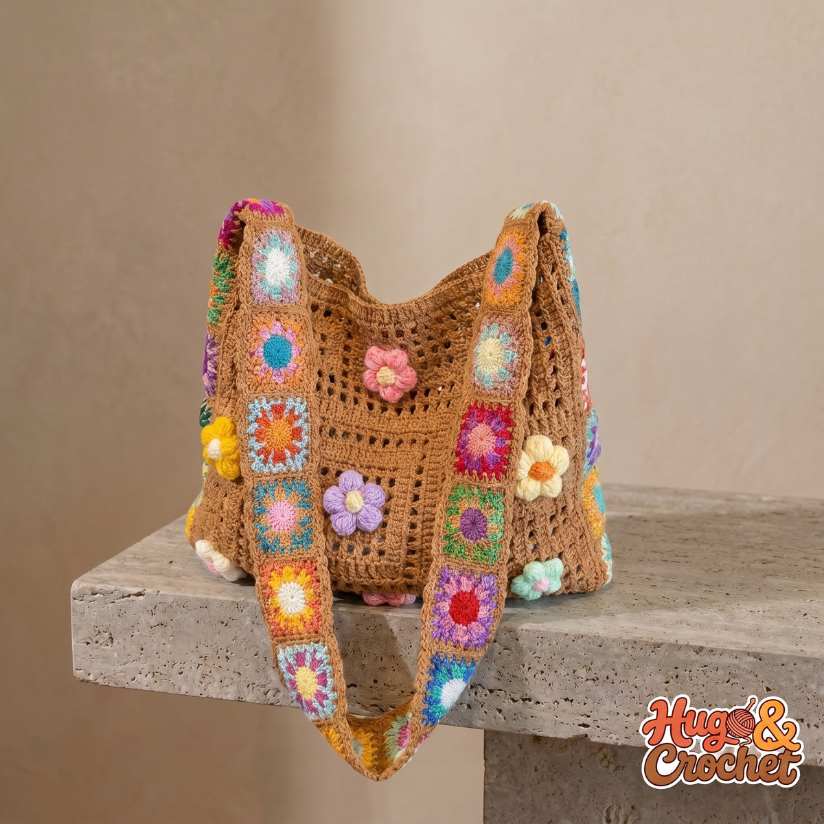Bolso calado de crochet
