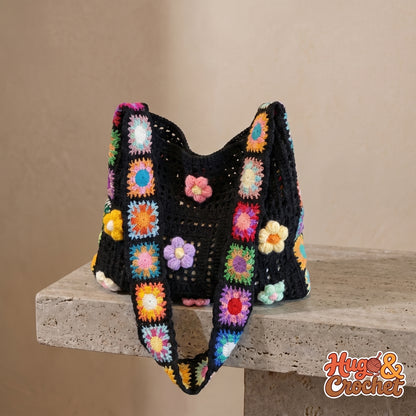 Bolso calado de crochet