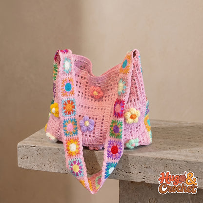 Bolso calado de crochet